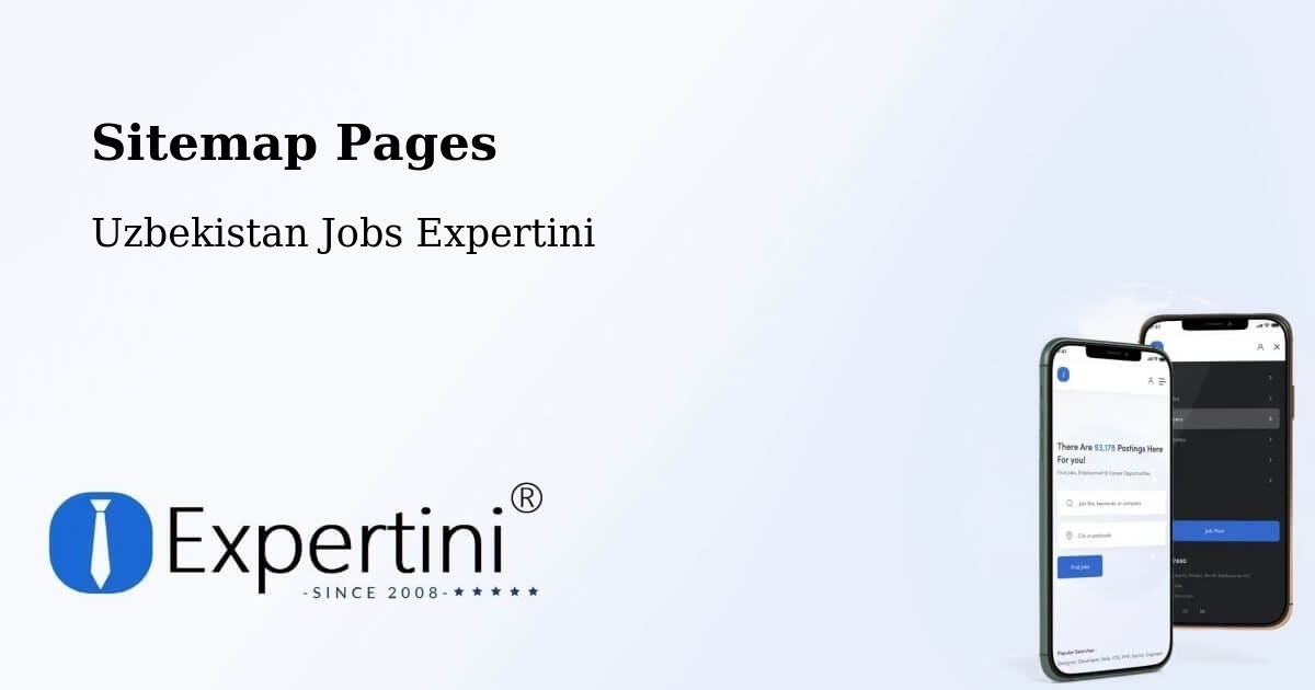 Sitemap Pages - Guliston - Uzbekistan Jobs Expertini